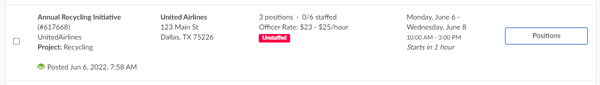 Job list_date column
