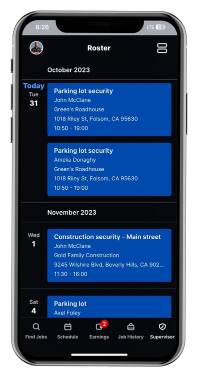 Officers-schedule-phone