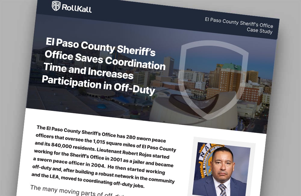 Case Study: El Paso County Sheriff's Office