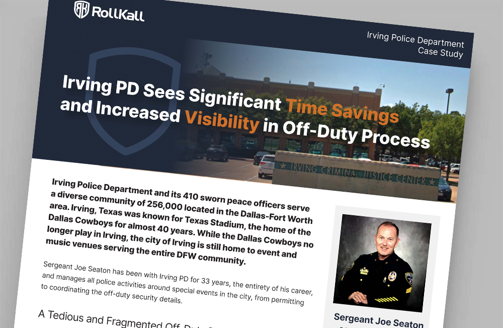 Case Study: Irving Police Department