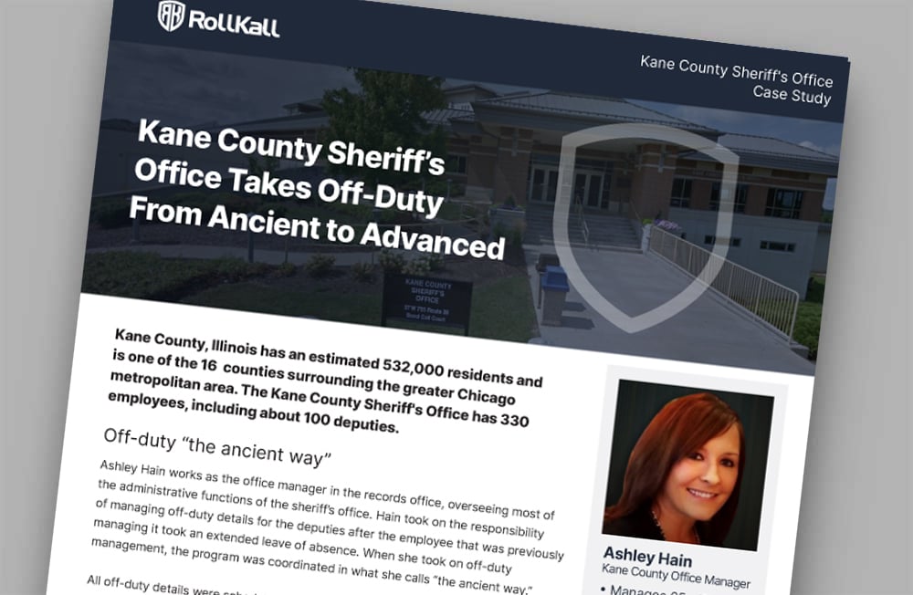Case Study: Kane County Sheriff's Office
