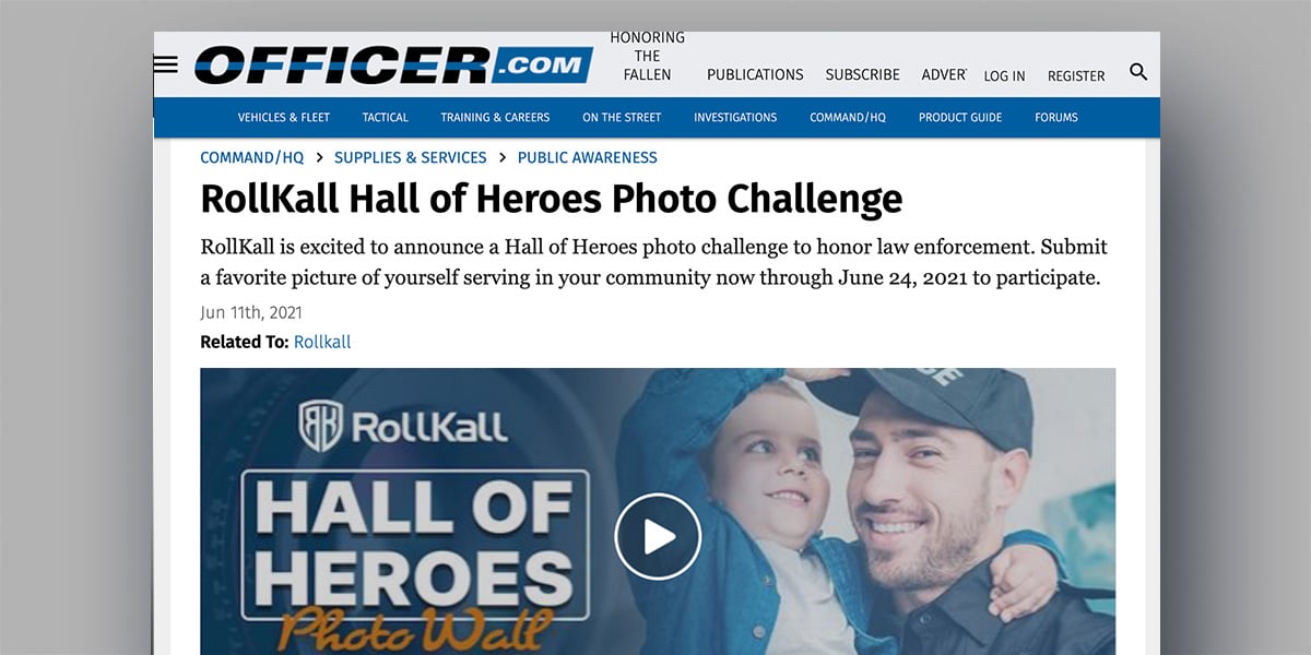 RollKall Hall of Heroes Photo Challenge